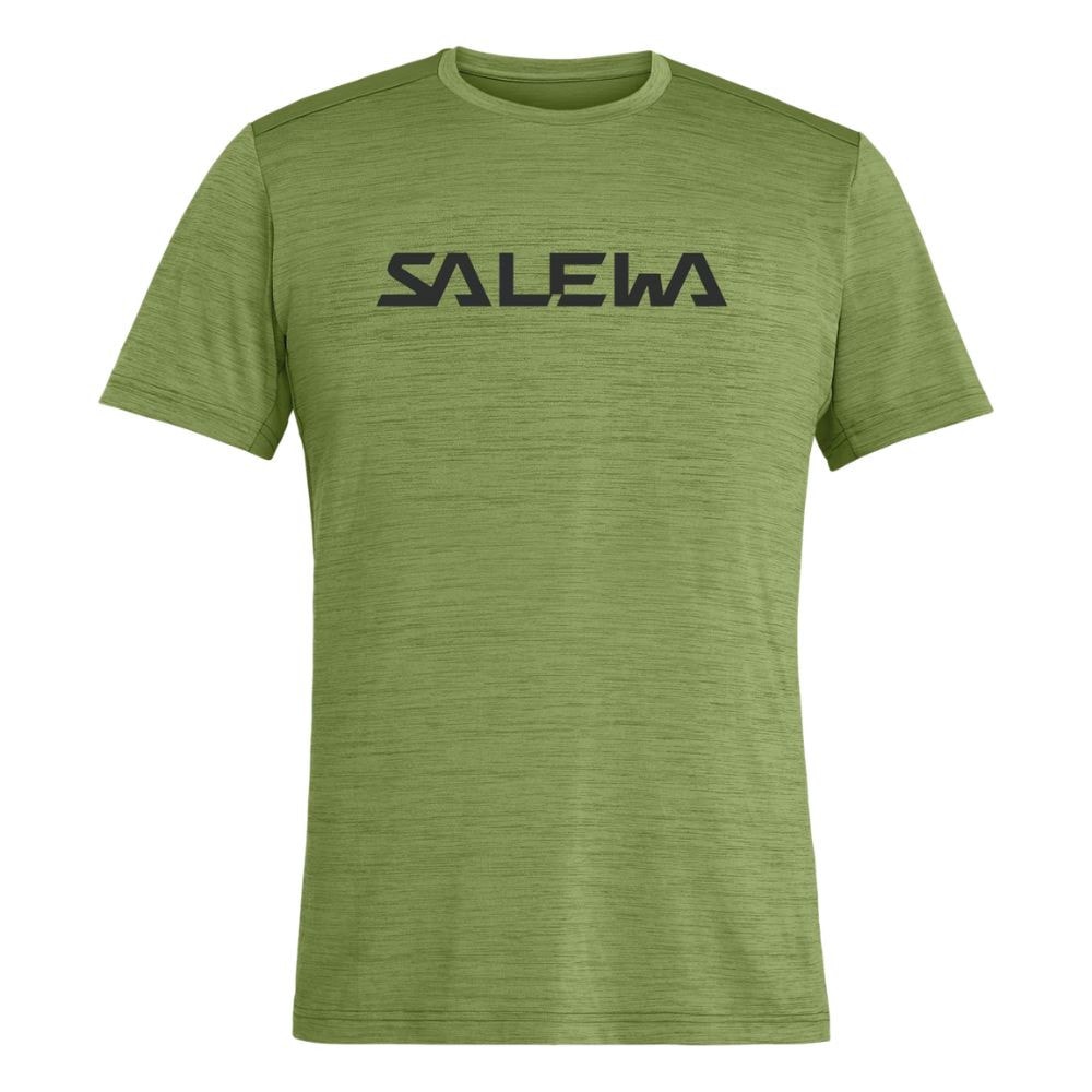 Tričko SALEWA Hybrid 2 Dry Yucca Melange - OBLEČENIE - 1