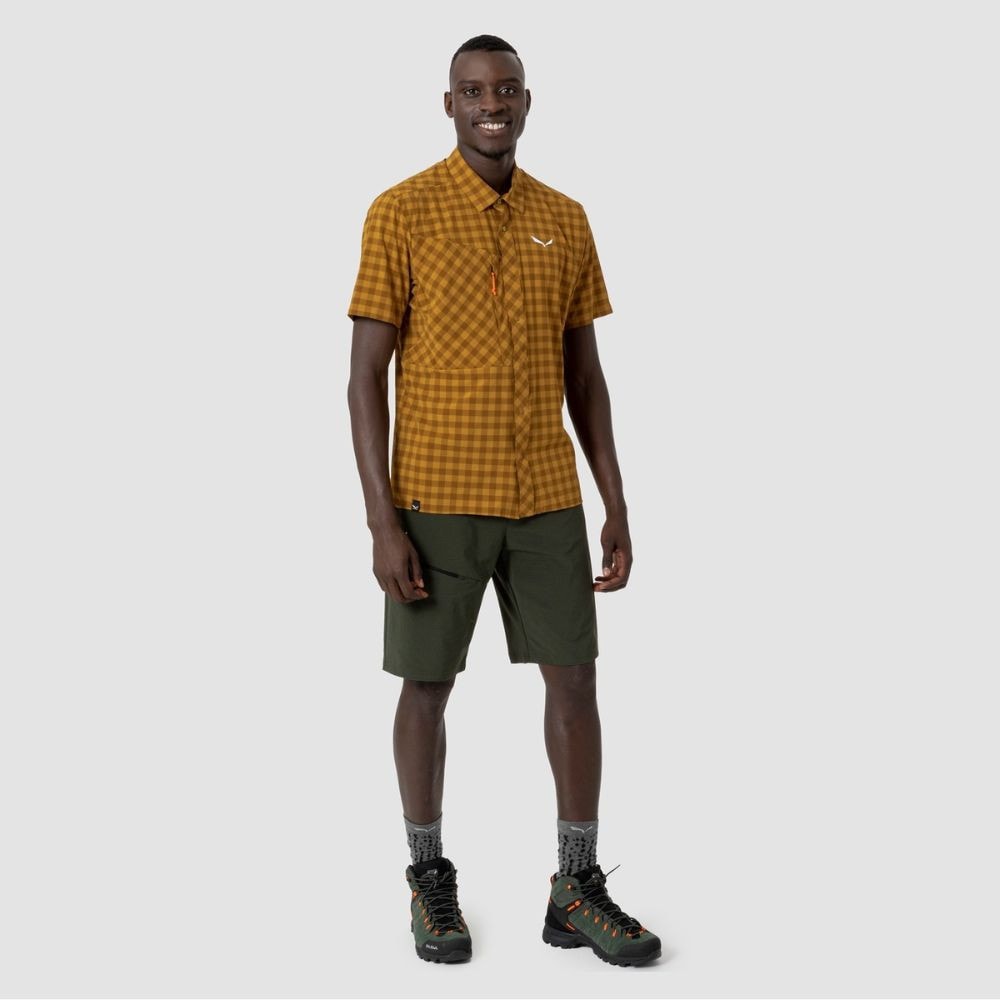 Kraťasy SALEWA Puez 3 DST M Dark Olive - Kraťasy & Šortky - 2