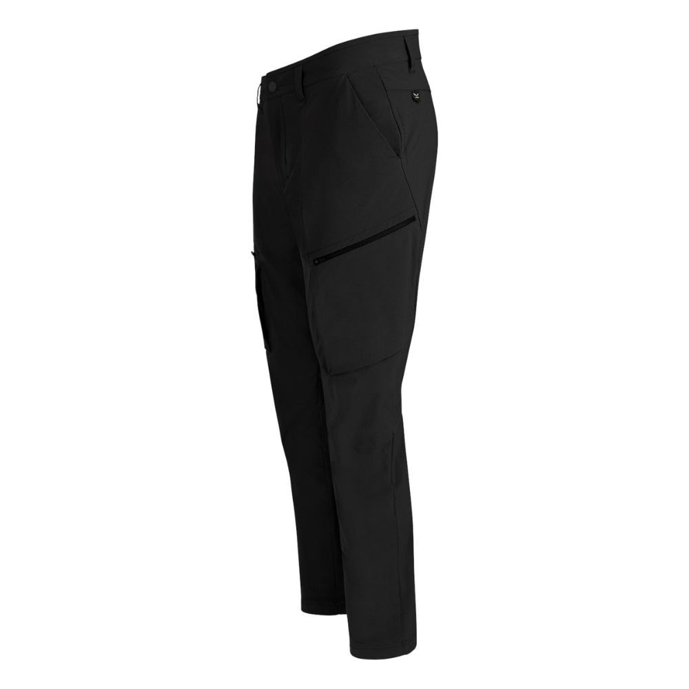Nohavice SALEWA Puez Durastretch M Cargo Black - Turistické nohavice - 4