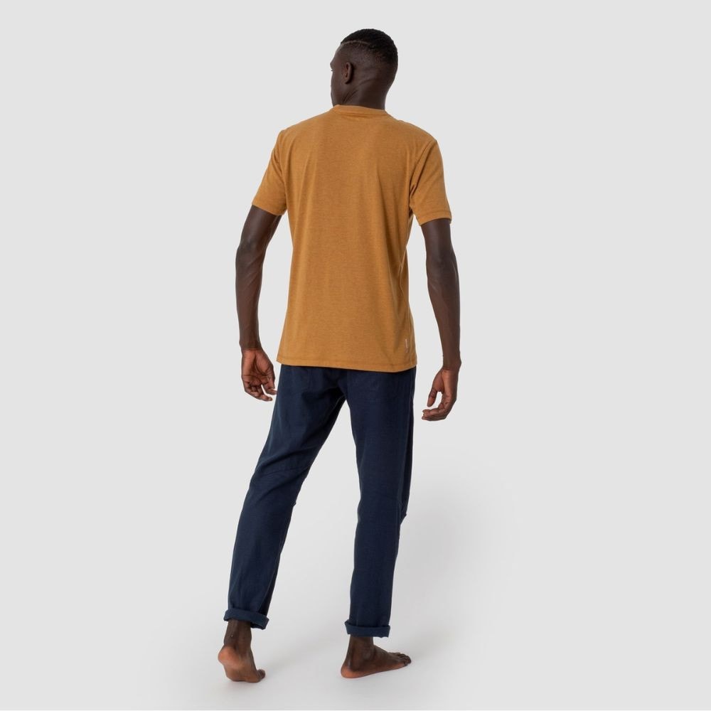 Tričko SALEWA Pure Eagle Frame Golden Brown - OBLEČENIE - 4