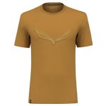 Tričko SALEWA Pure Eagle Frame Golden Brown