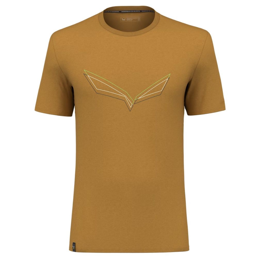 Tričko SALEWA Pure Eagle Frame Golden Brown - OBLEČENIE - 1