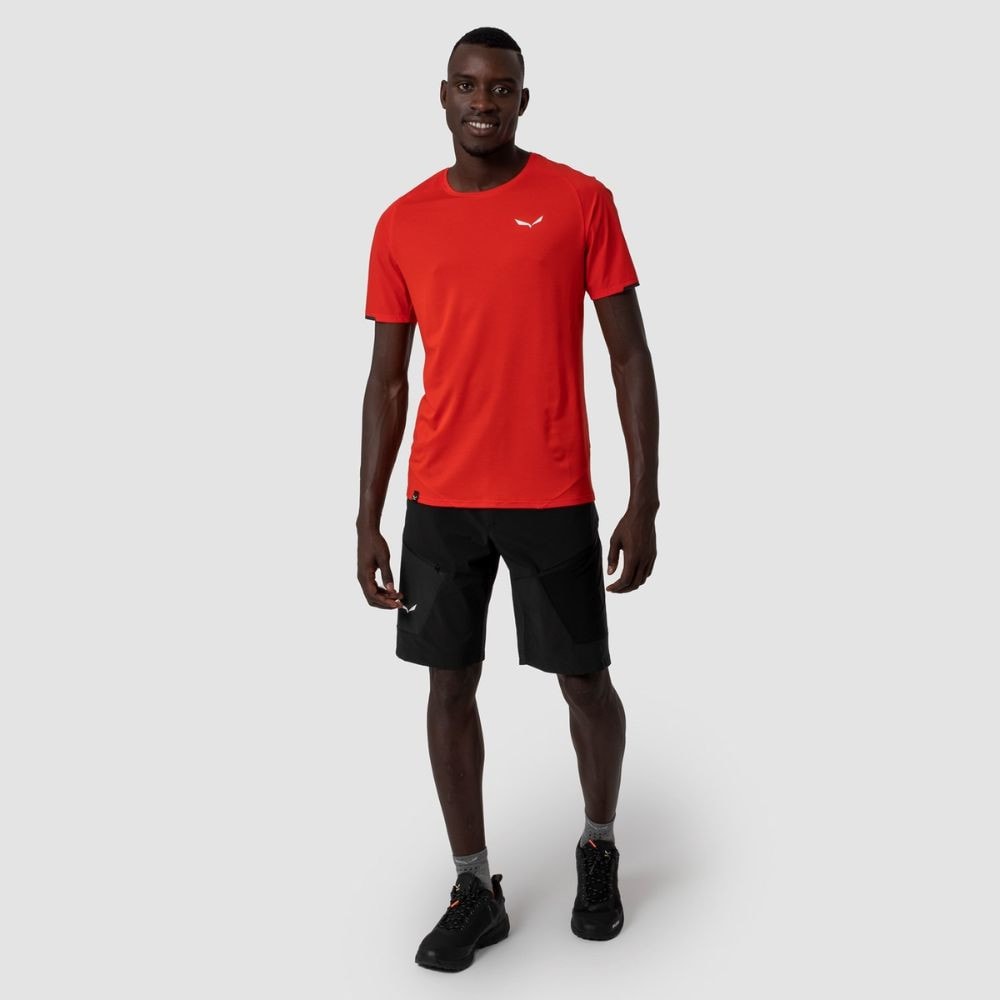 Kraťasy SALEWA Pedroc 3 Durastretch M Cargo Black - Kraťasy & Šortky - 3
