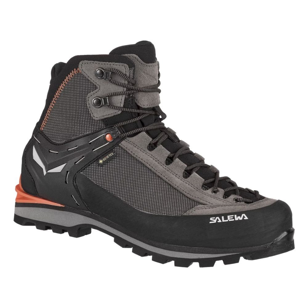 Turistické topánky SALEWA Ms Crow GTX Wallnut/Fluo Orange - Turistická obuv - 1