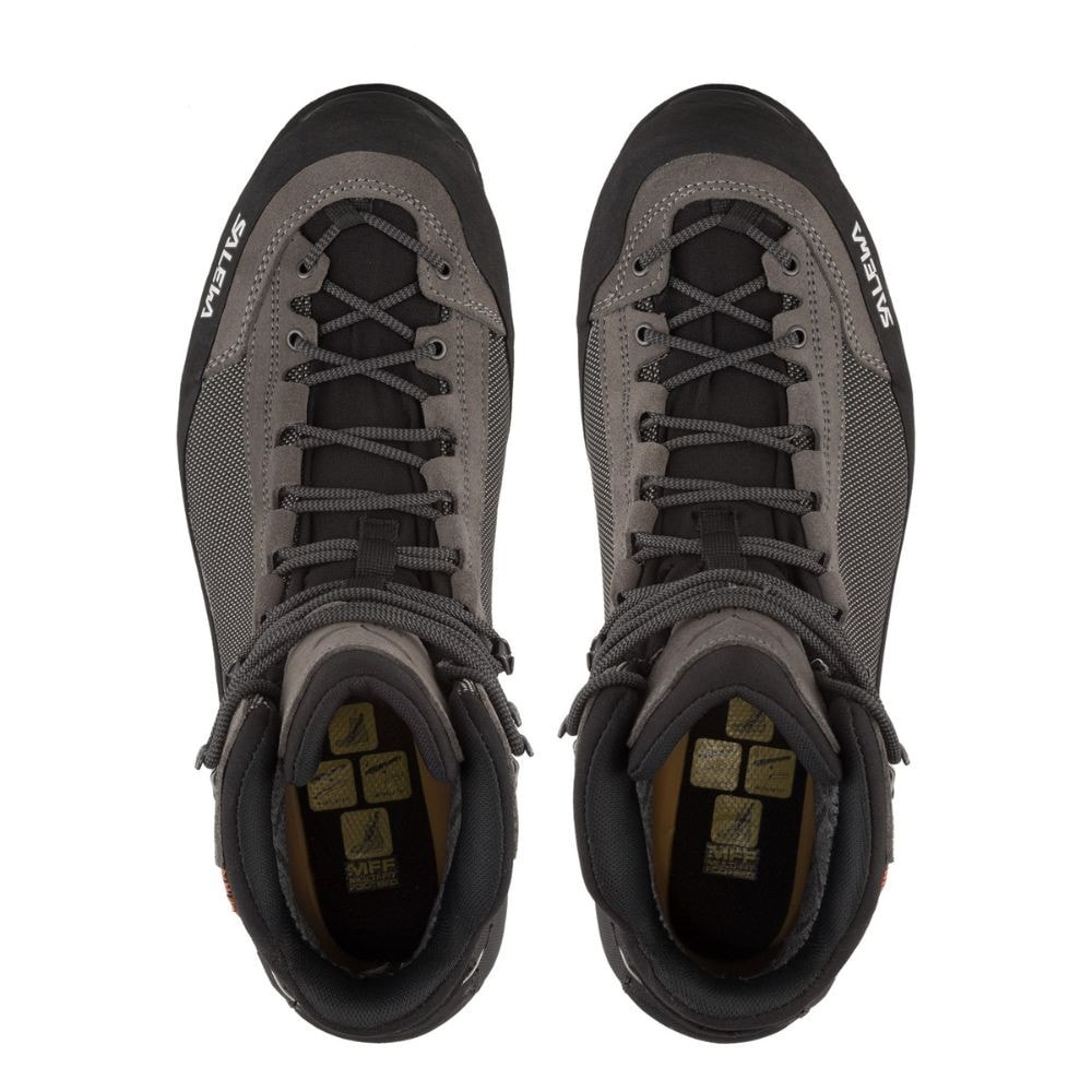 Turistické topánky SALEWA Ms Crow GTX Wallnut/Fluo Orange - Turistická obuv - 5