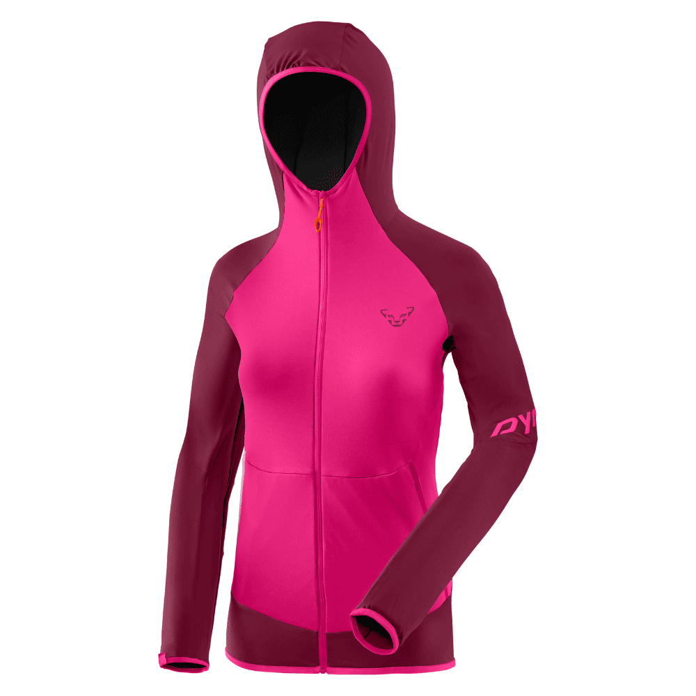 Mikina DYNAFIT Transalper Light Polartec® Hooded W Beet Red - Mikiny s kapucňou - 1