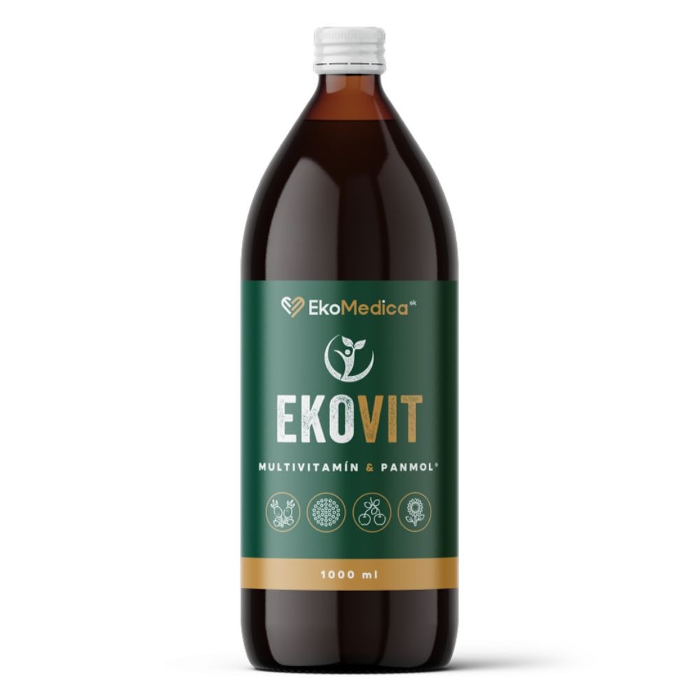 EkoMedica EKOVIT Multivitamín nápoj 1000 ml - Prírodné liečivé šťavy - 1