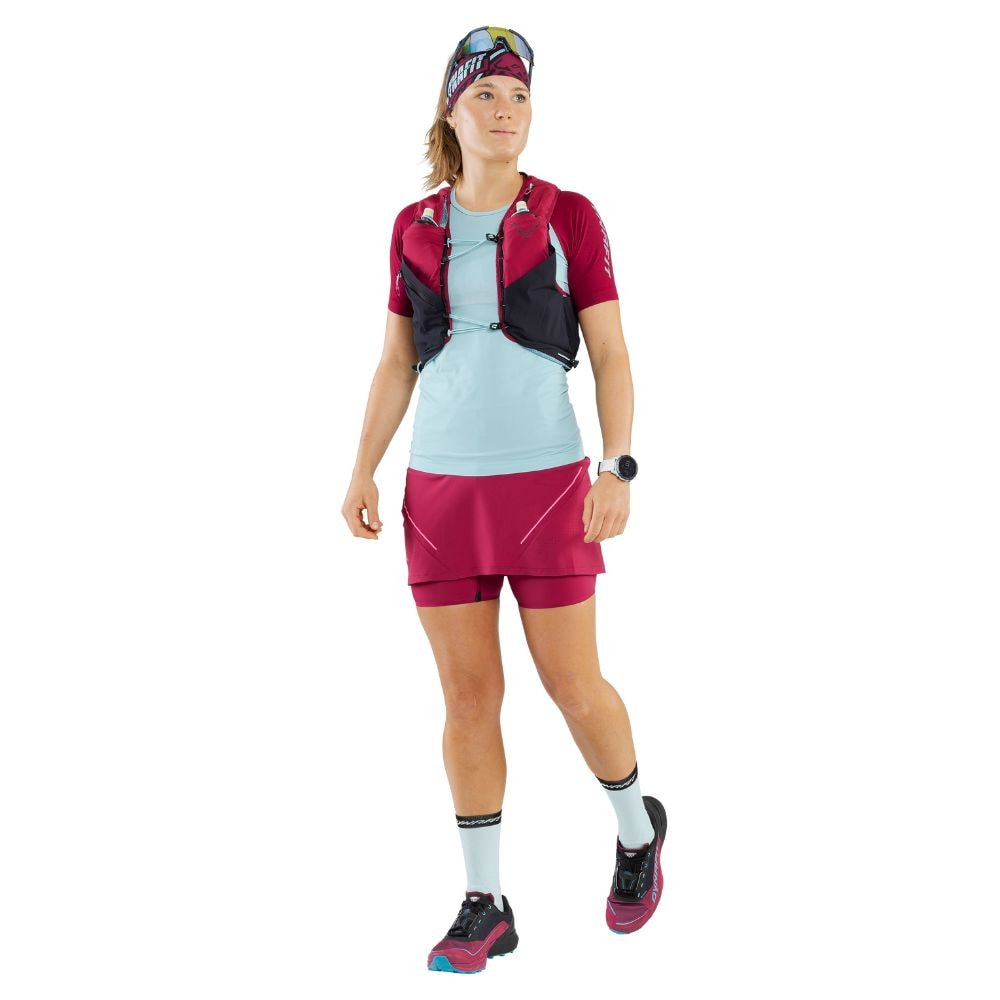 Sukňa DYNAFIT Ultra 2/1 W Beet Red - Dámske oblečenie - 2