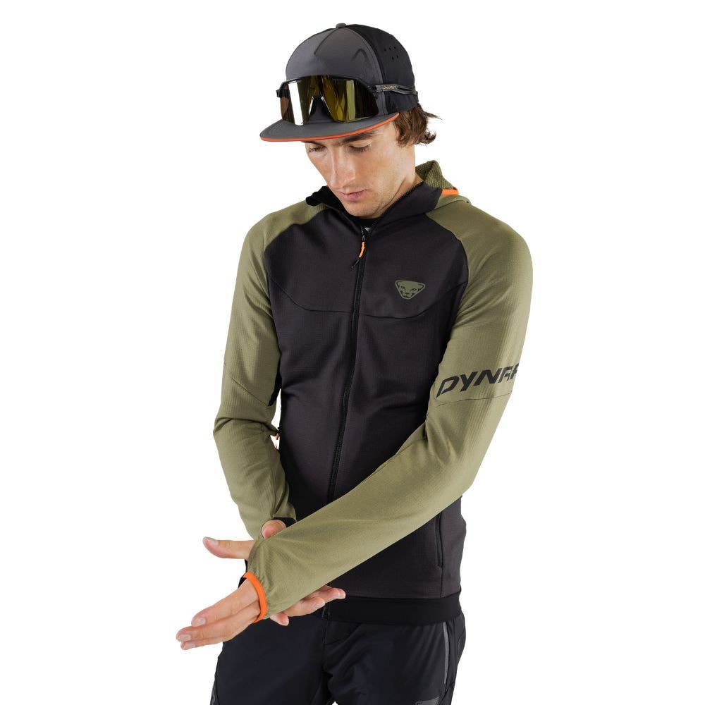 Mikina DYNAFIT Transalper Polartec Hooded Jacket M Winter Moss - Technické mikiny - 4