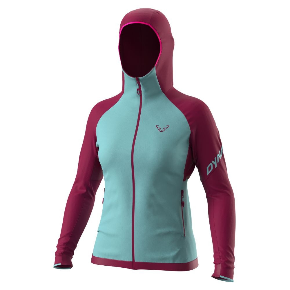 Mikina DYNAFIT Transalper Polartec Hooded Jacket W Beet Red - Mikiny s kapucňou - 1