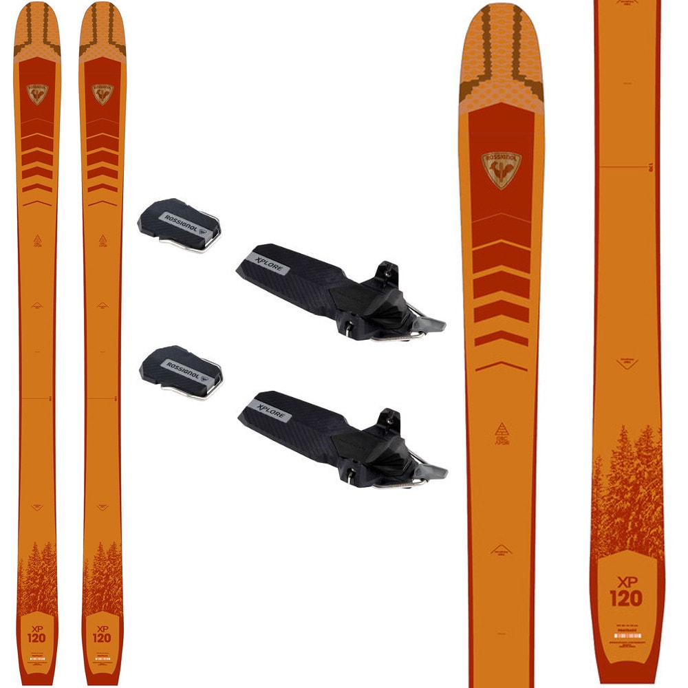 Backcountry set ROSSIGNOL XP 120 Positrack s viazaním Xplore - Backcountry sety - 1