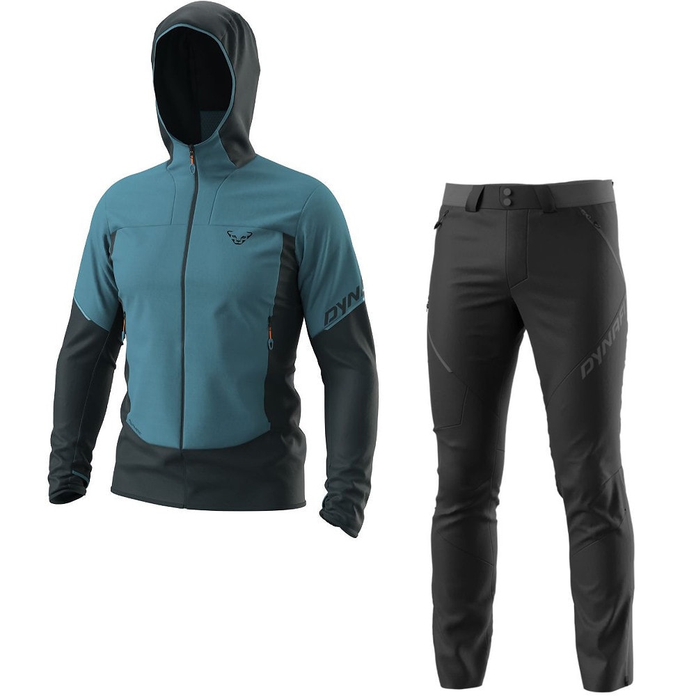 Komplet DYNAFIT Traverse Alpha® Hooded & Transalper M Storm Blue - SETY - Turistické oblečenie - 1