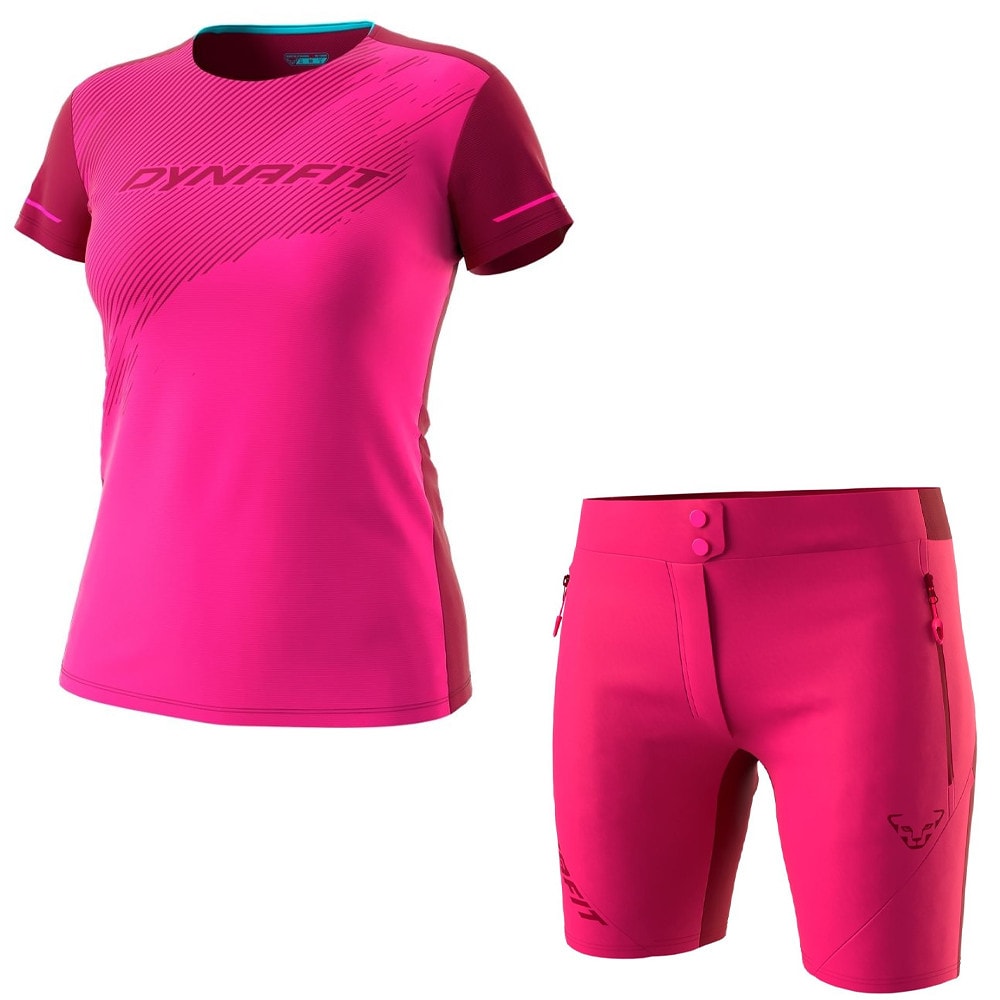 Komplet DYNAFIT Alpine Short Sleeve Flamingo - SETY - Turistické oblečenie - 1
