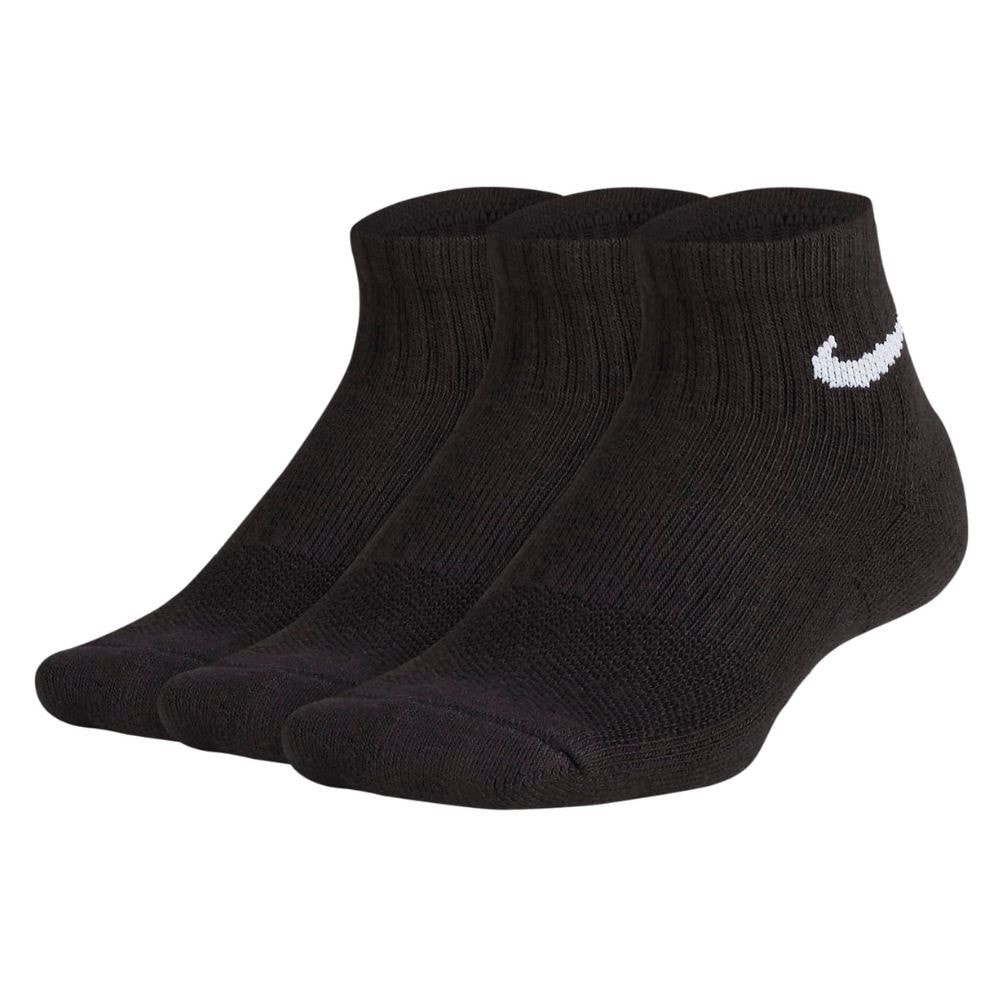 Ponožky NIKE Everyday Cush Ankle JR 3-Pair Black - Ponožky - stredné - 1