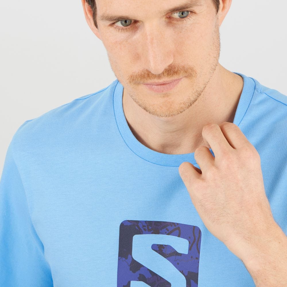 Tričko SALOMON Outlife Logo SS Tee M Little Boy - Lyžiarske oblečenie SALOMON - 3