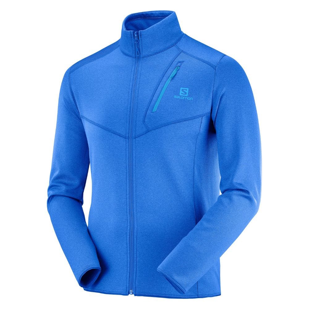 Mikina SALOMON Discovery FZ M Nautical Blue - Technické mikiny - 3