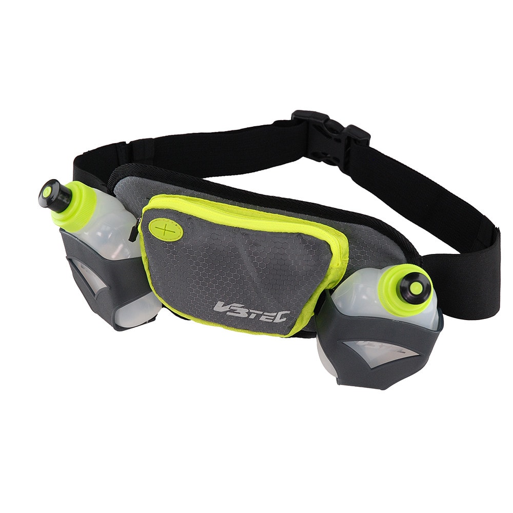 Bežecká ľadvinka V3TEC Trailbelt s dvoma fľašami Lime - Bežkovanie - 1