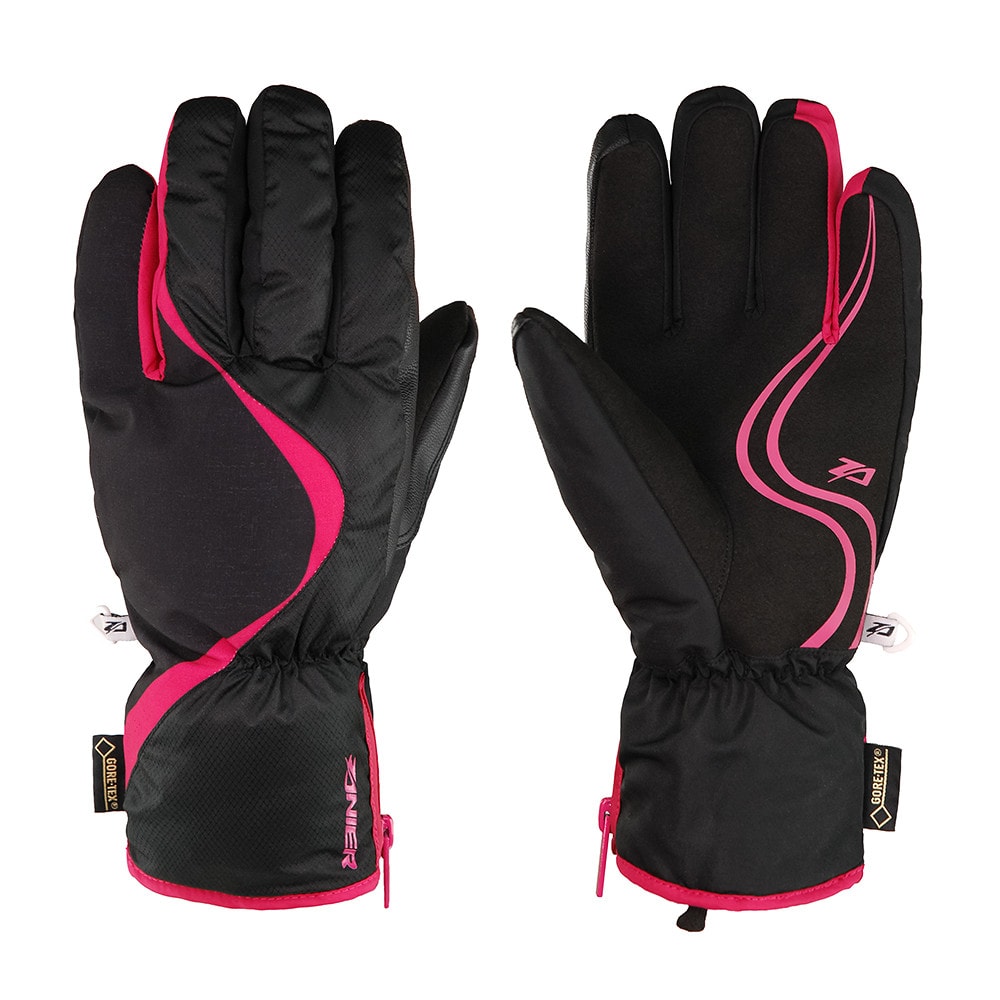 Rukavice ZANIER Valluga GTX Black/Pink - Dámske rukavice - 1