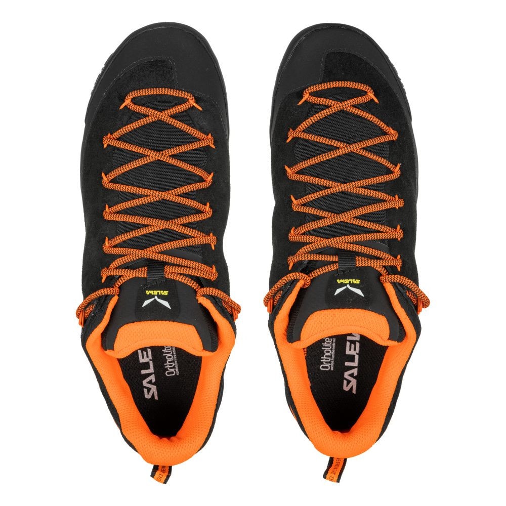 Turistické topánky SALEWA Wildfire Leather M Black - Turistická obuv - 7
