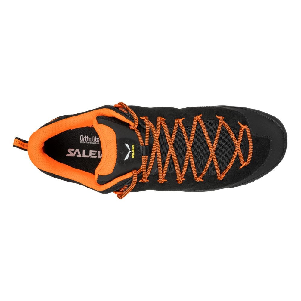 Turistické topánky SALEWA Wildfire Leather M Black - Turistická obuv - 5