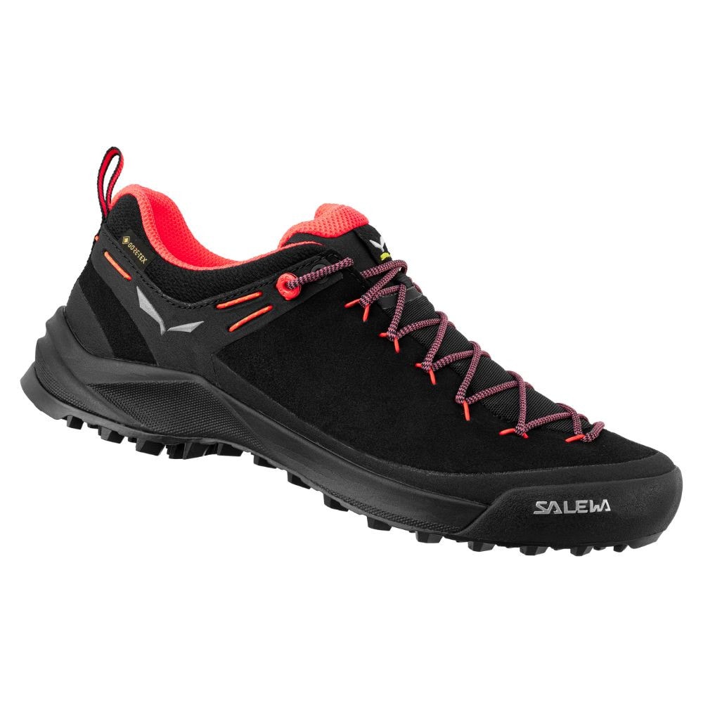 Turistické topánky SALEWA Wildfire Leather W Black - Turistická obuv - 1