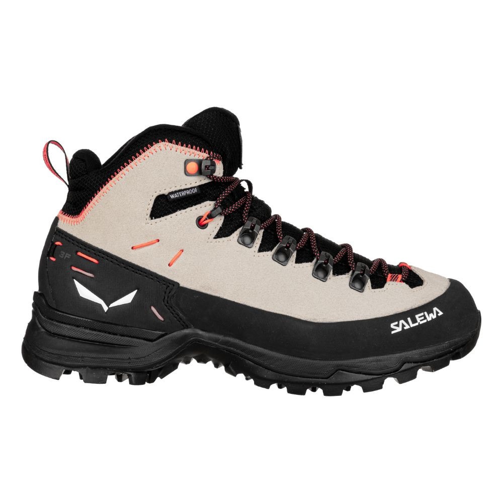 Turistické topánky SALEWA Alp Mate Winter Mid WP W Oatmeal/Black - Zimná obuv - 2