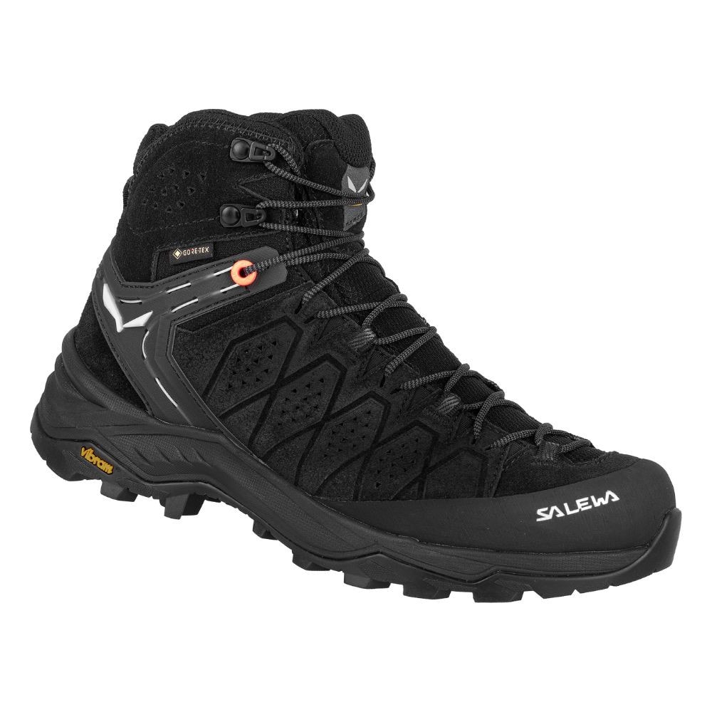 Turistické topánky SALEWA WS Alp Trainer 2 MID GTX - GoreTex Black - Turistická obuv - 1