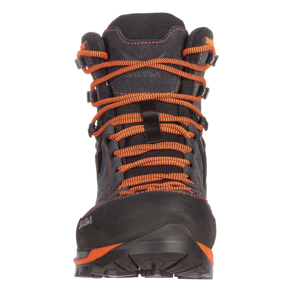 Turistické topánky SALEWA MTN Trainer Mid Gore-Tex Asphalt/Fluo Orange - Turistická obuv - 3