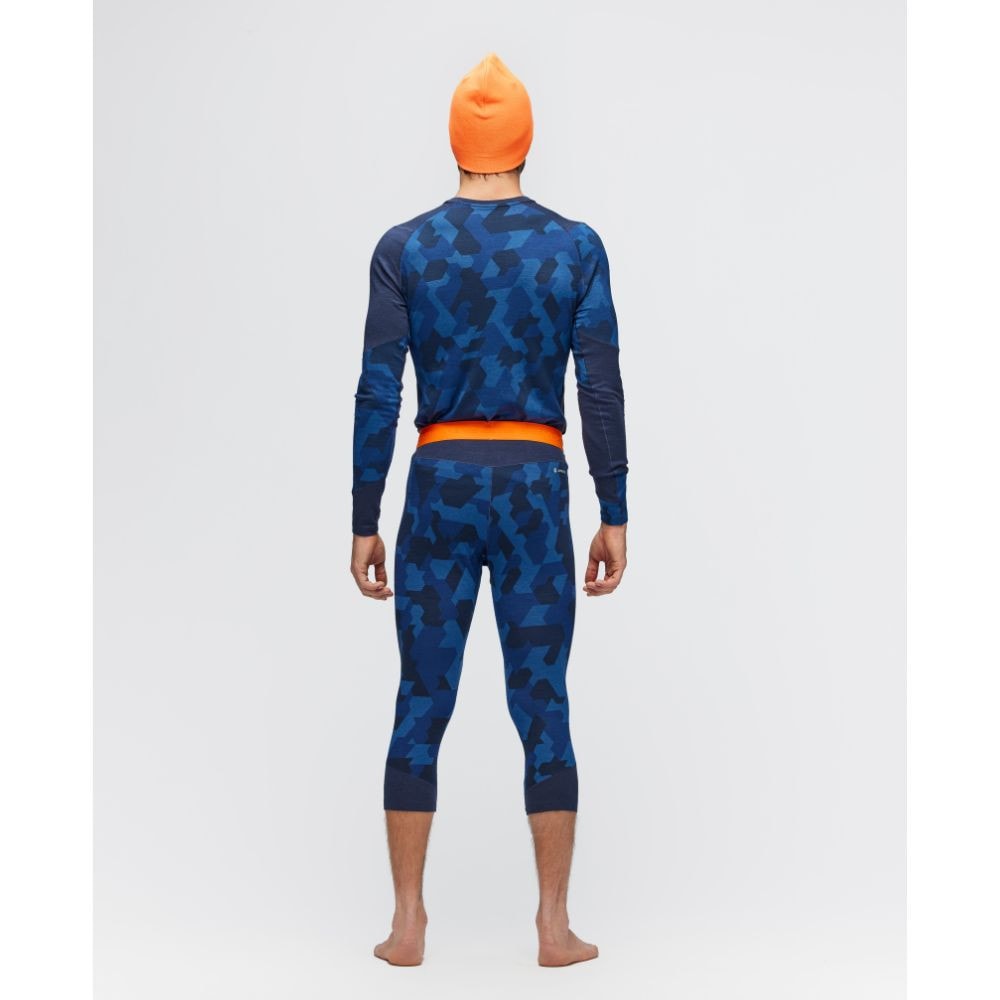 Merino tričko SALEWA Cristallo Warm Blue - OBLEČENIE - 3