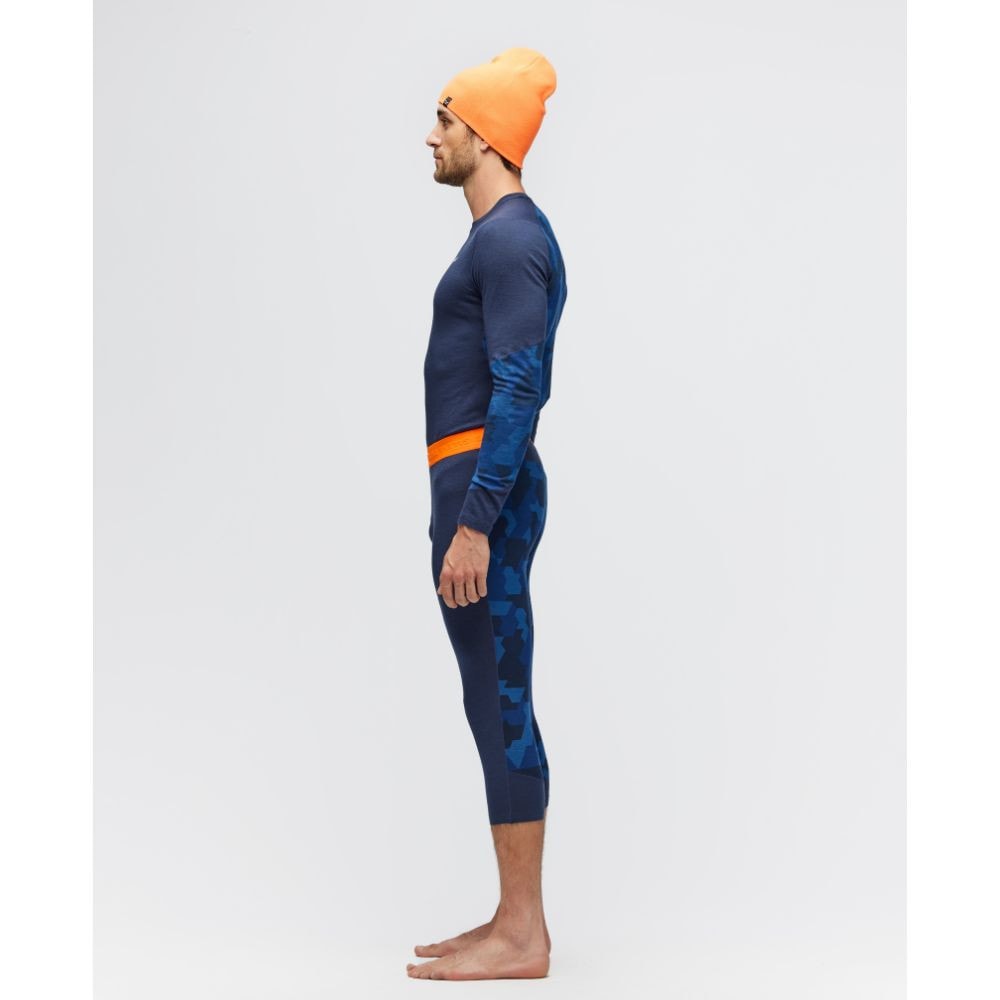 Merino tričko SALEWA Cristallo Warm Blue - OBLEČENIE - 4