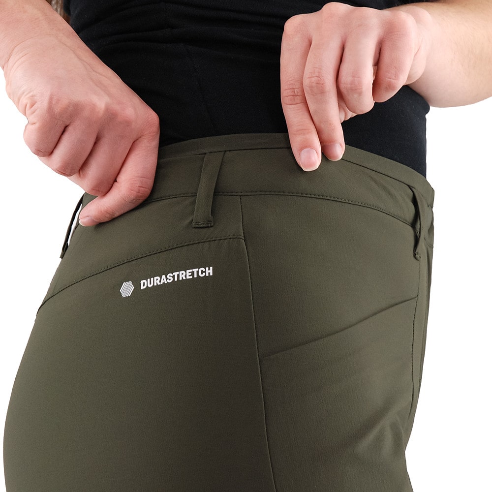 Nohavice SALEWA Puez Durastretch W Cargo Dark Olive - Turistické nohavice - 5