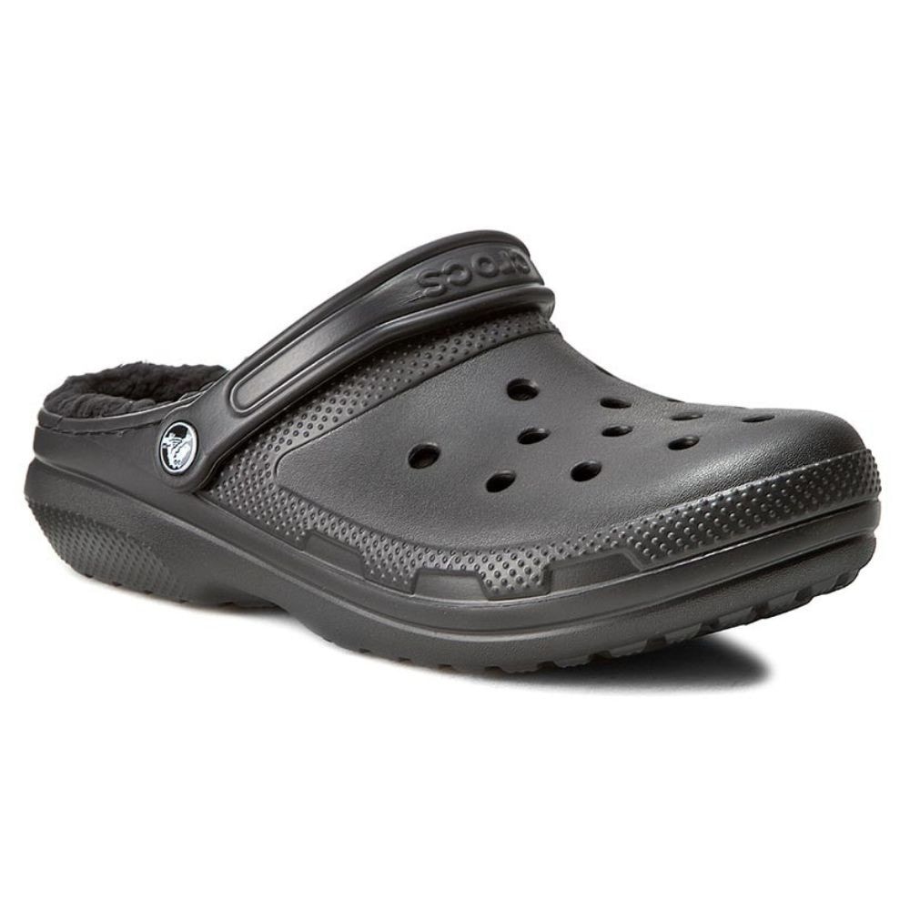 Zateplená obuv CROCS Classic Lined Clog Black - Šľapky a sandále - 1