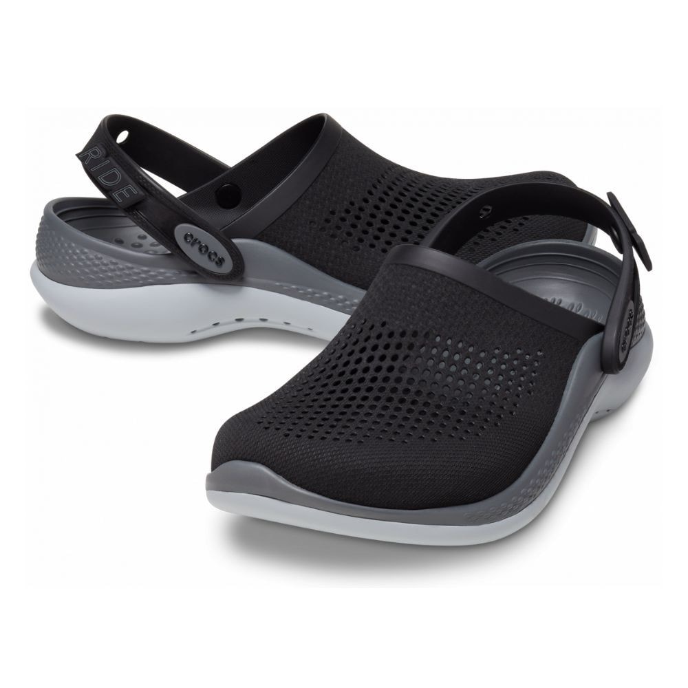 Obuv CROCS LiteRide 360 Clog Black/Grey - Šľapky a sandále - 3