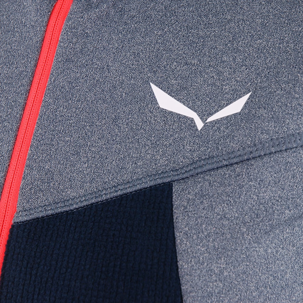 Mikina SALEWA Puez Hybrid Polarlite Navy Blazer - Mikiny s kapucňou - 3