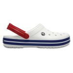 Obuv CROCS Crocband White/Blue Jean