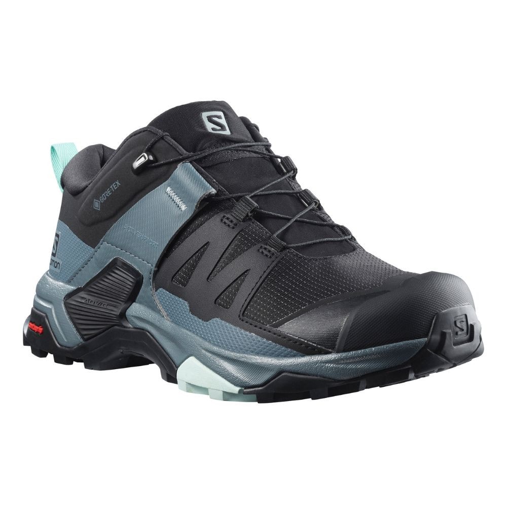 Turistická obuv SALOMON X Ultra 4 GTX W Black/StoWea/Opal blue - Turistická obuv - 2