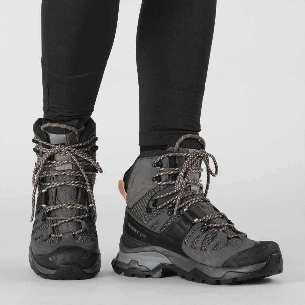 Turistická obuv SALOMON Quest 4 GTX W Magnet/Black/Sun kiss - Turistická obuv - 7