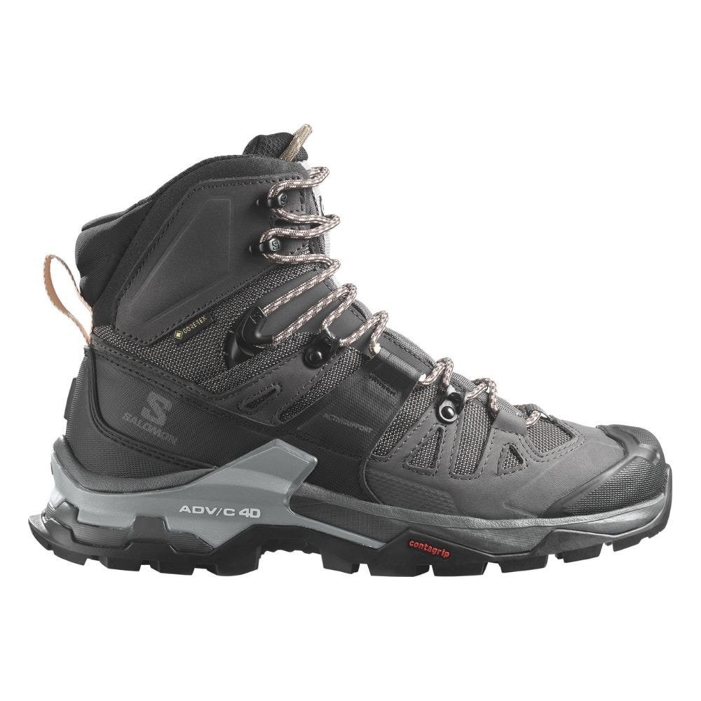 Turistická obuv SALOMON Quest 4 GTX W Magnet/Black/Sun kiss - Turistická obuv - 1