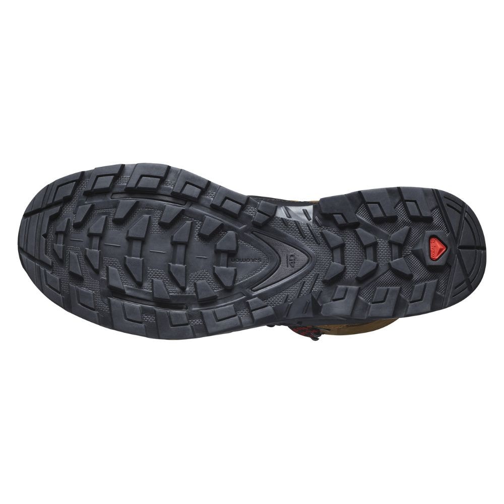Turistická obuv SALOMON Quest 4 GTX Rubber/Black/Fiery Red - Turistická obuv - 7