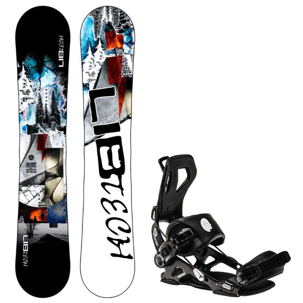 Snowboard LIB TECH Skate Banana + Viazanie GNU Psych - Pánske snowboardy - 1