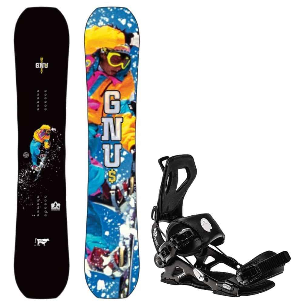 Snowboard GNU Money + Viazanie GNU Psych - Pánske snowboardy - 1