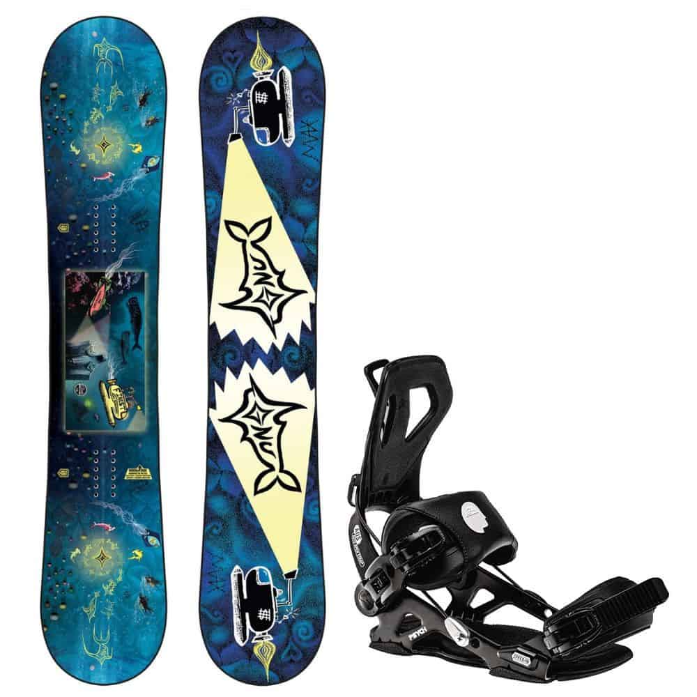 Snowboard GNU Finest + Viazanie GNU Psych - Pánske snowboardy - 1