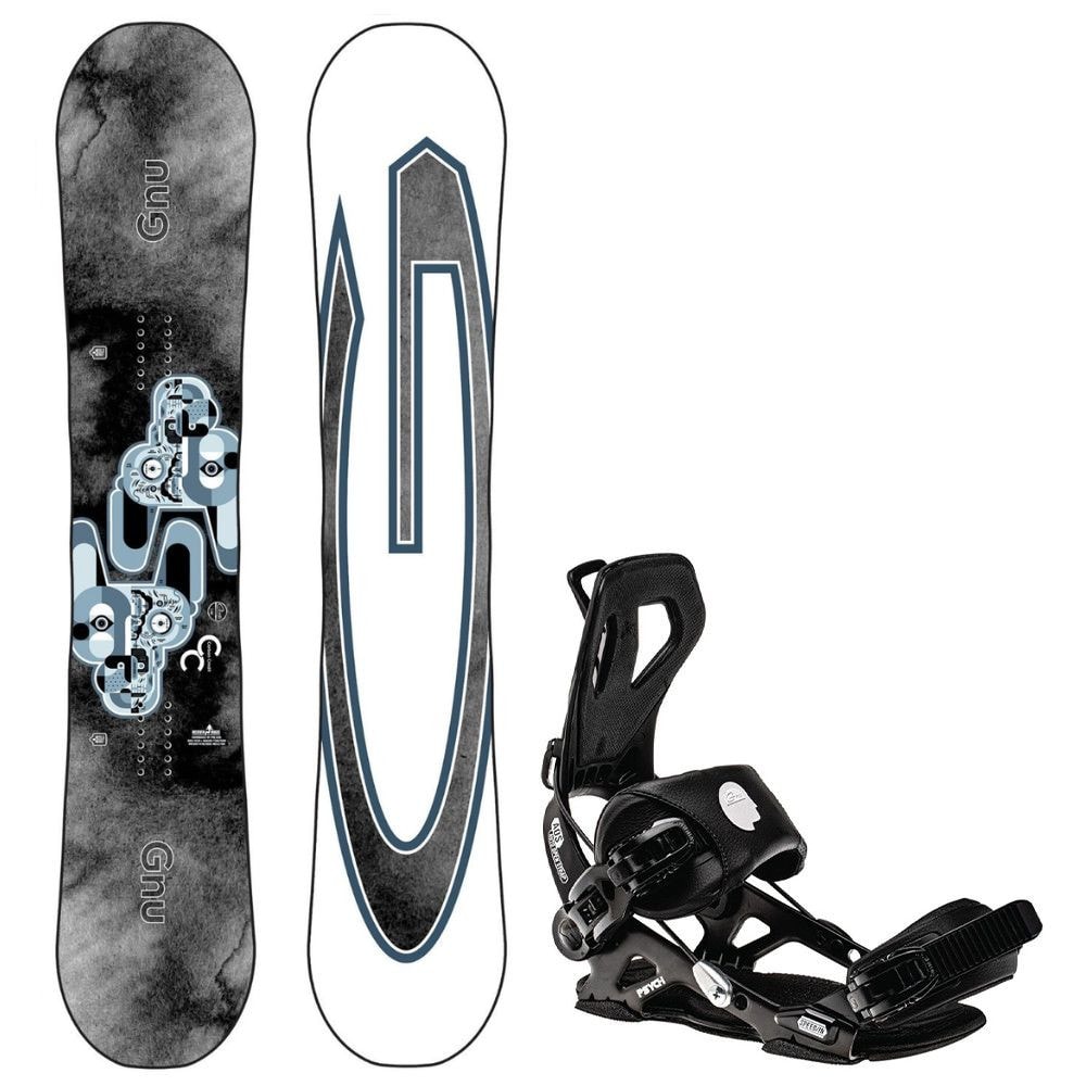 Snowboard GNU Carbon Credit + Viazanie GNU Psych - Pánske snowboardy - 1