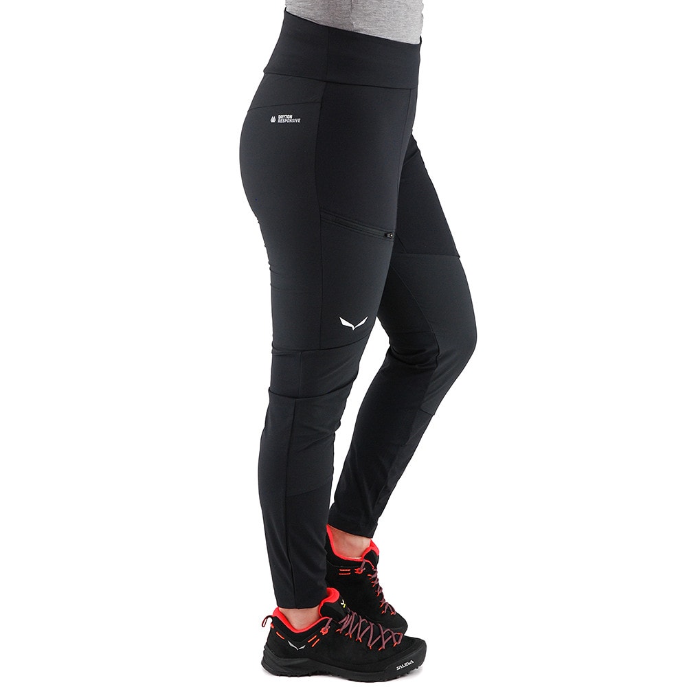 Turistické legíny SALEWA Puez Dry Responsive Cargo W Black - Turistické nohavice - 3