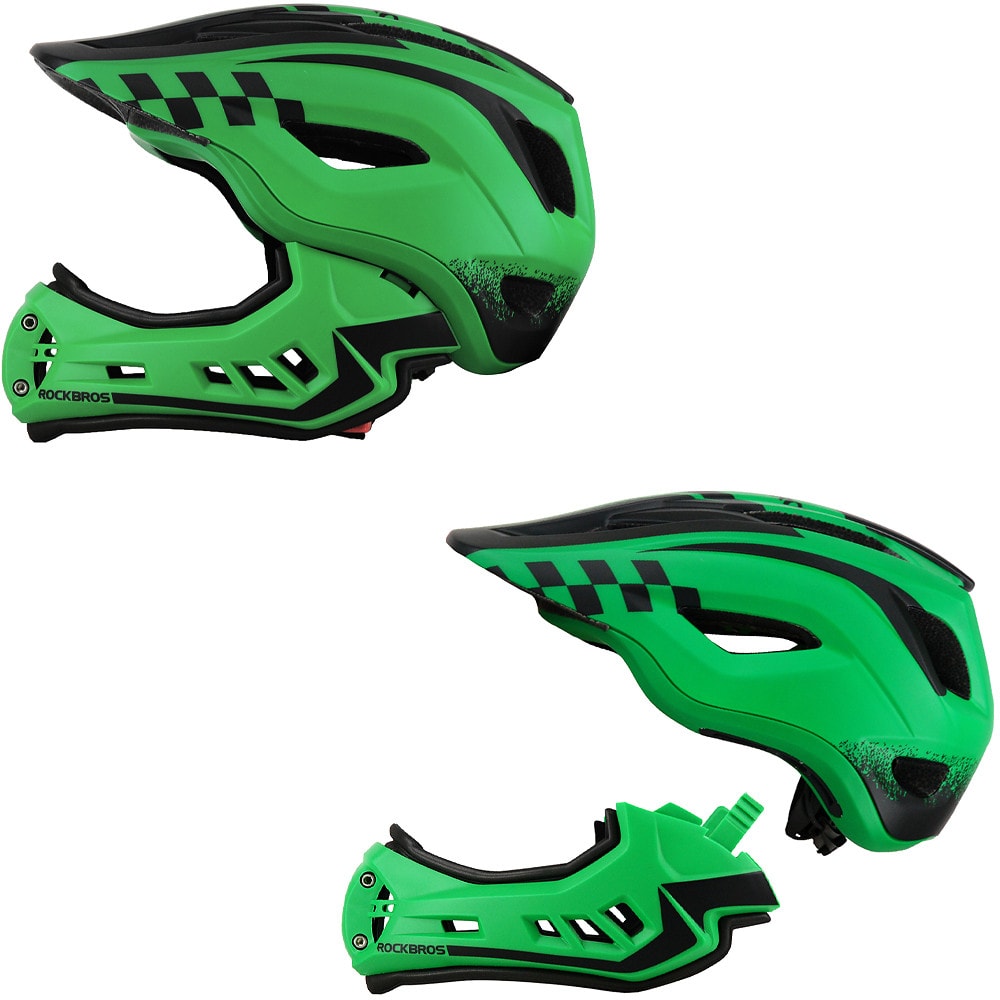 Detská cyklistická prilba ROCKBROS FreeRide Green