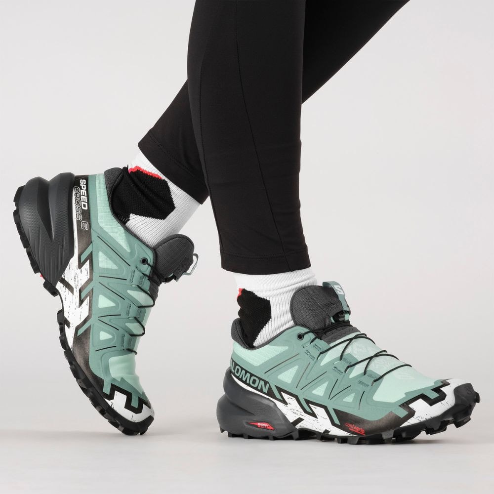 Obuv SALOMON Speedcross 6 W Yucca - Športová obuv - 7