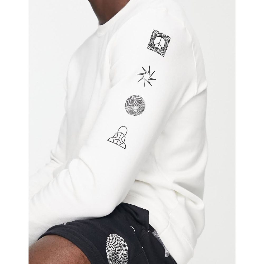 Mikina NIKE Yoga Therma Fit Sail/Black - Mikiny bez kapucne - 2