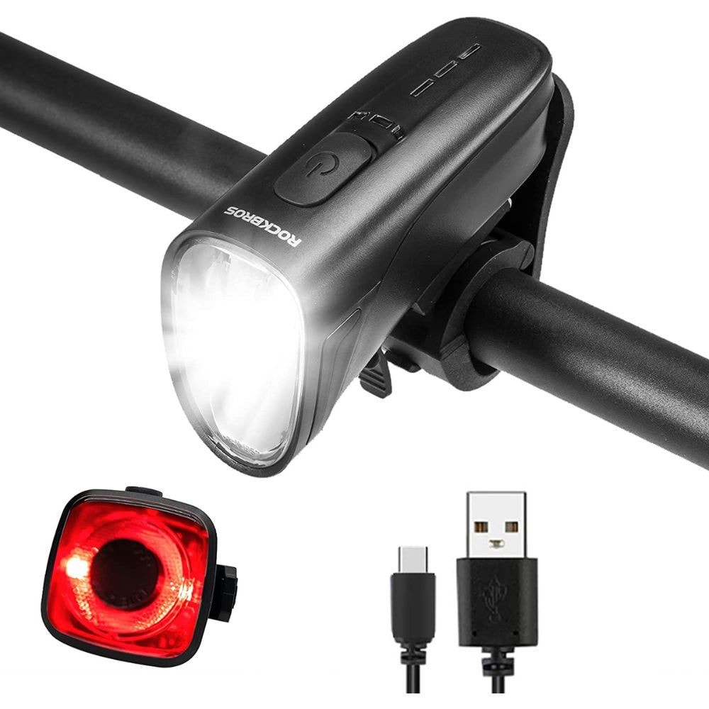 Sada svetiel ROCKBROS LED Bicycle Light Set Chrono IPX5 Waterproof - Svetlá - 1