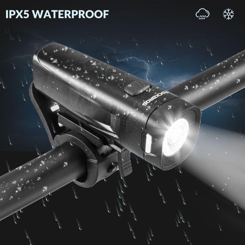 Sada svetiel ROCKBROS LED Bicycle Light Set IPX5 Waterproof - Svetlá - 4