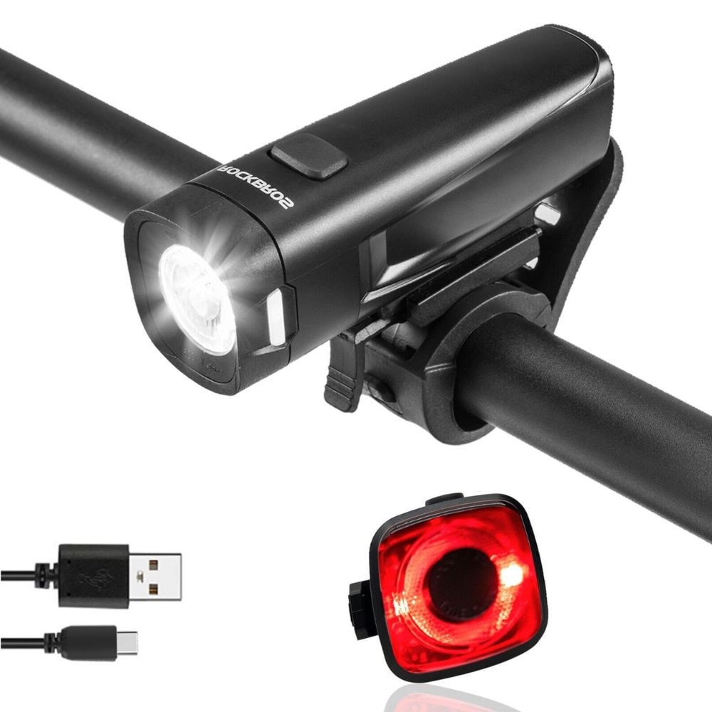 Sada svetiel ROCKBROS LED Bicycle Light Set IPX5 Waterproof - Svetlá - 1